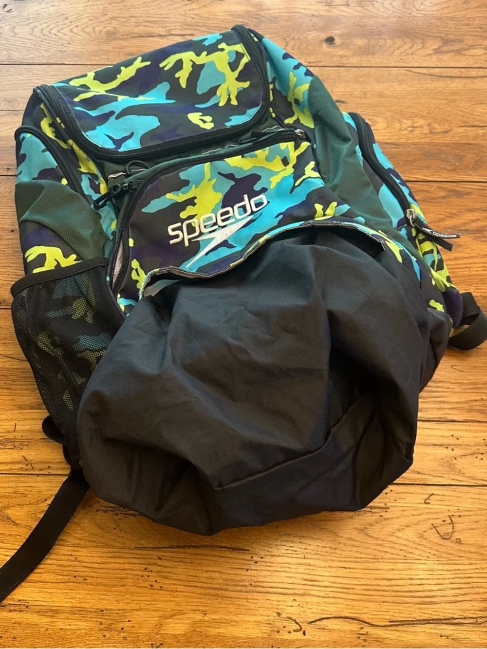 SPEEDO Teamster 35L Padded Laptop Backpack Multicolored  Camouflage Print